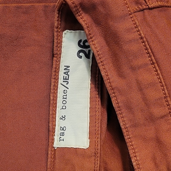 Rag & Bone rust jeans sz 26 - Picture 6 of 8